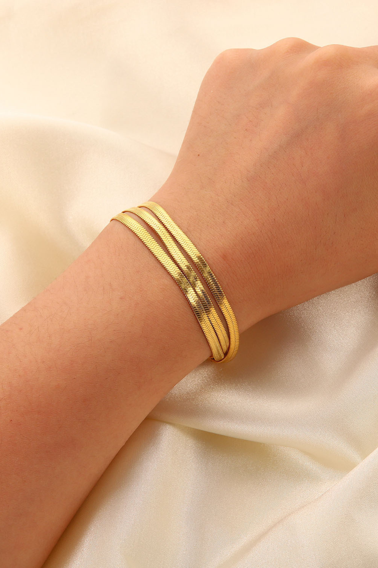 Multi Layer Snake Bracelet - Kaoribyshreya