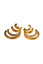 Claw Diamond Studded Earrings - Kaoribyshreya