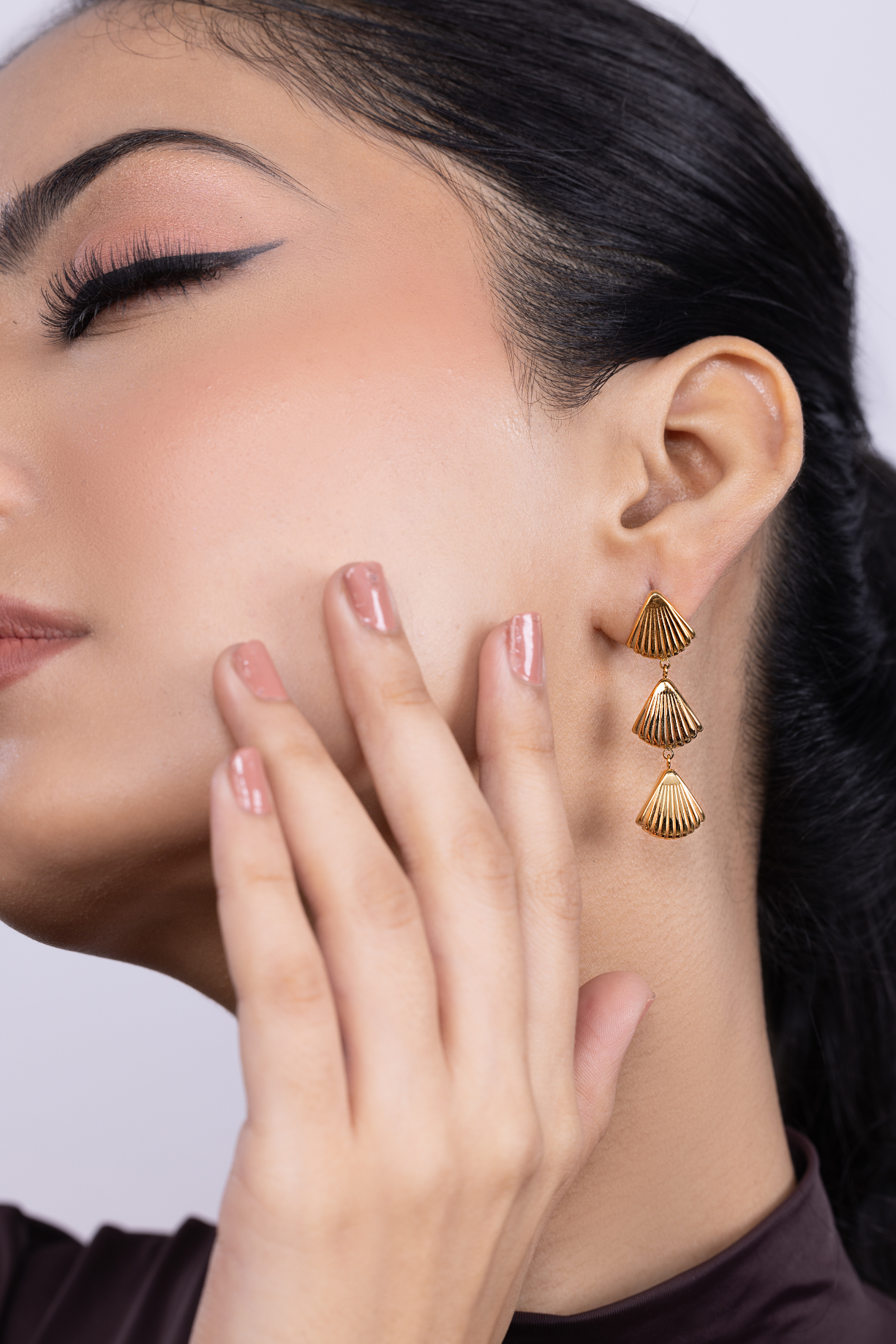 Shell Drop Earrings - Kaoribyshreya