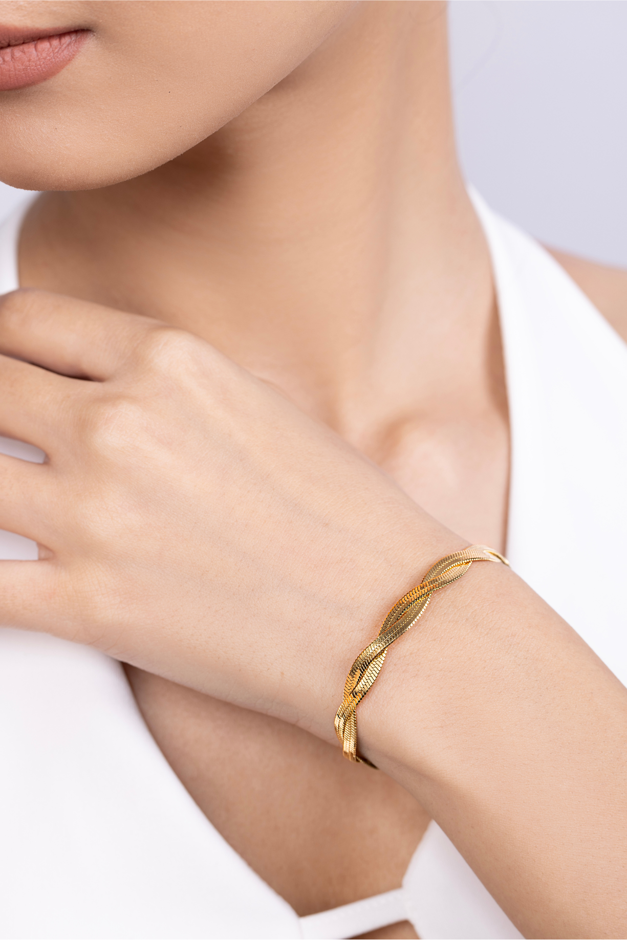 Twisted Rope Chain Bracelet - Kaoribyshreya