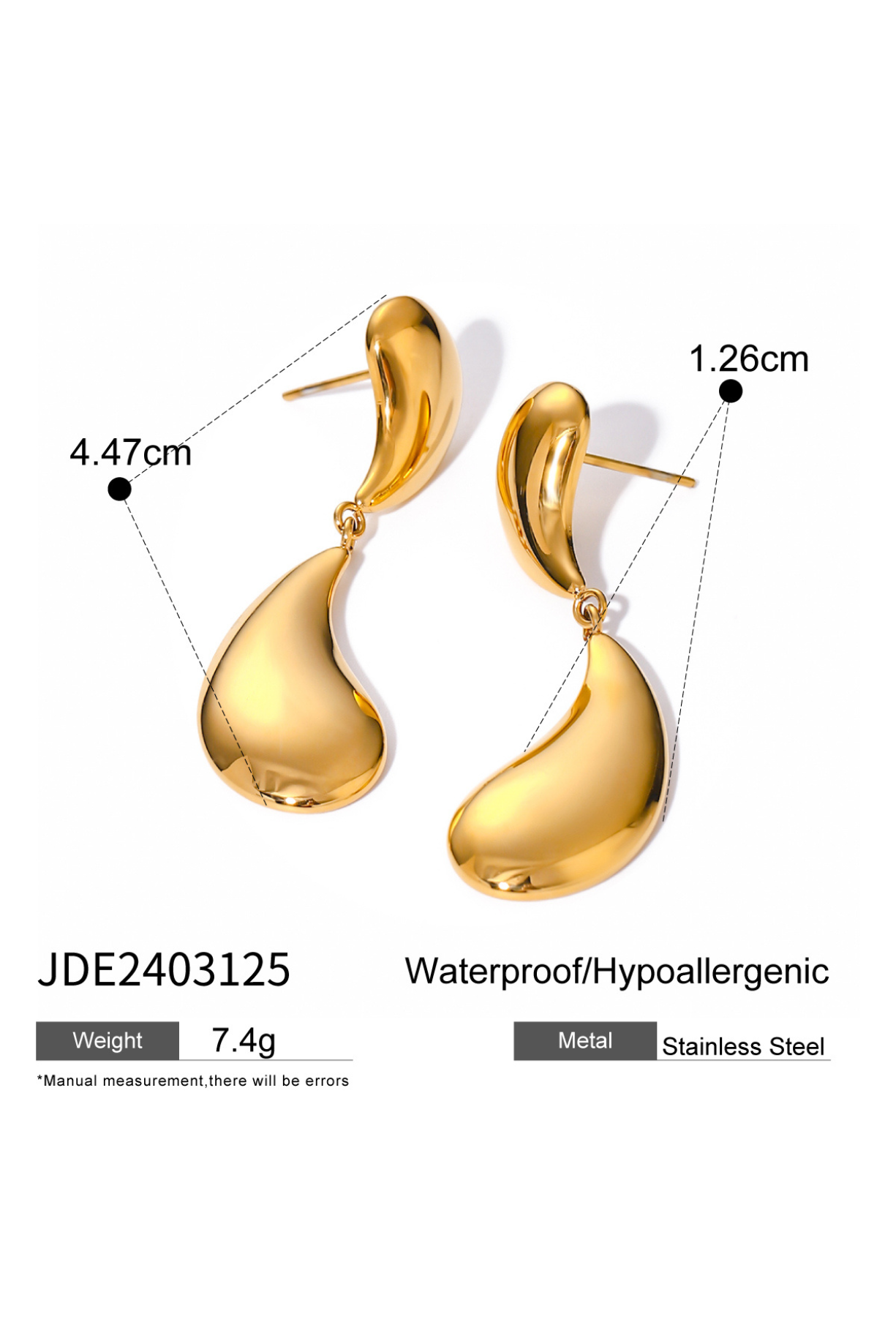 Shell Drops Hoop Earrings - Kaoribyshreya