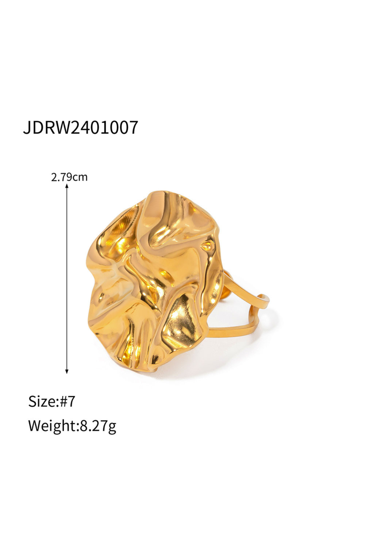 Hammered Ring - Kaoribyshreya