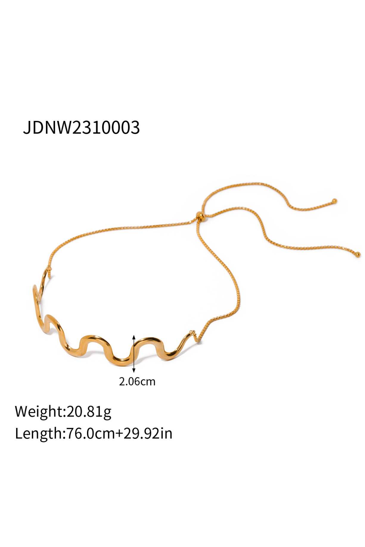 Curved Choker Necklace - Kaoribyshreya