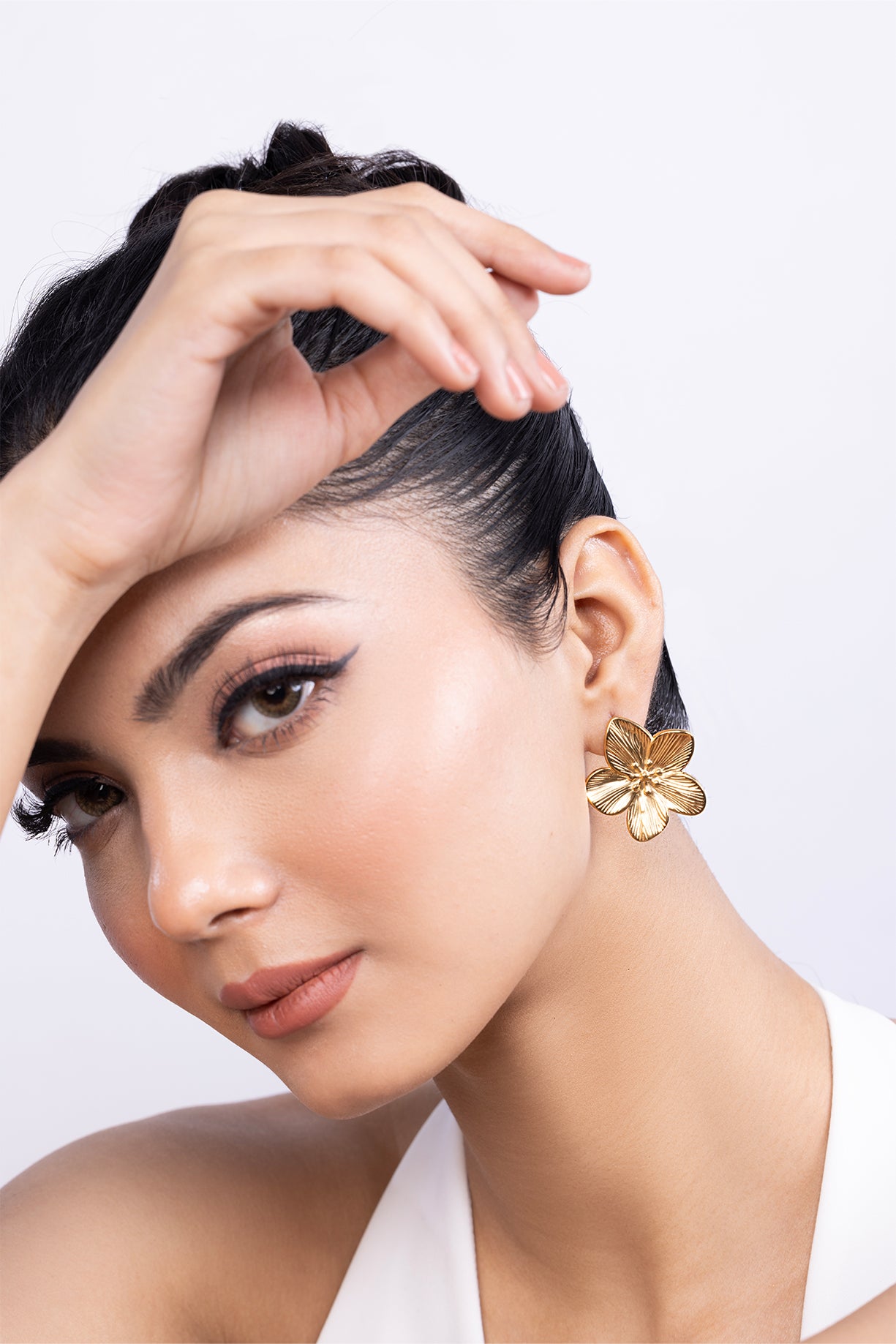 Chunky Flower Earring - Kaoribyshreya