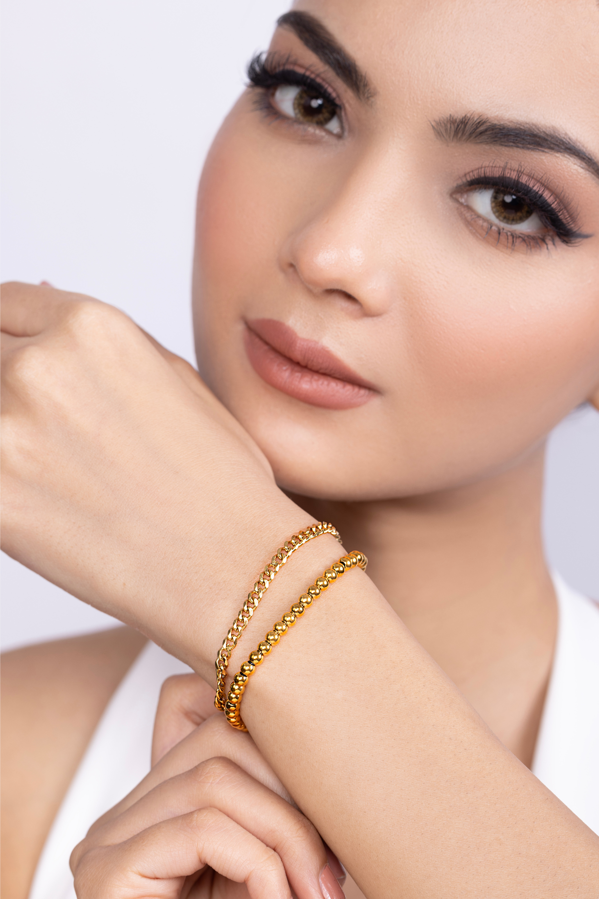 Cuban Beaded Layered Bracelet - Kaoribyshreya