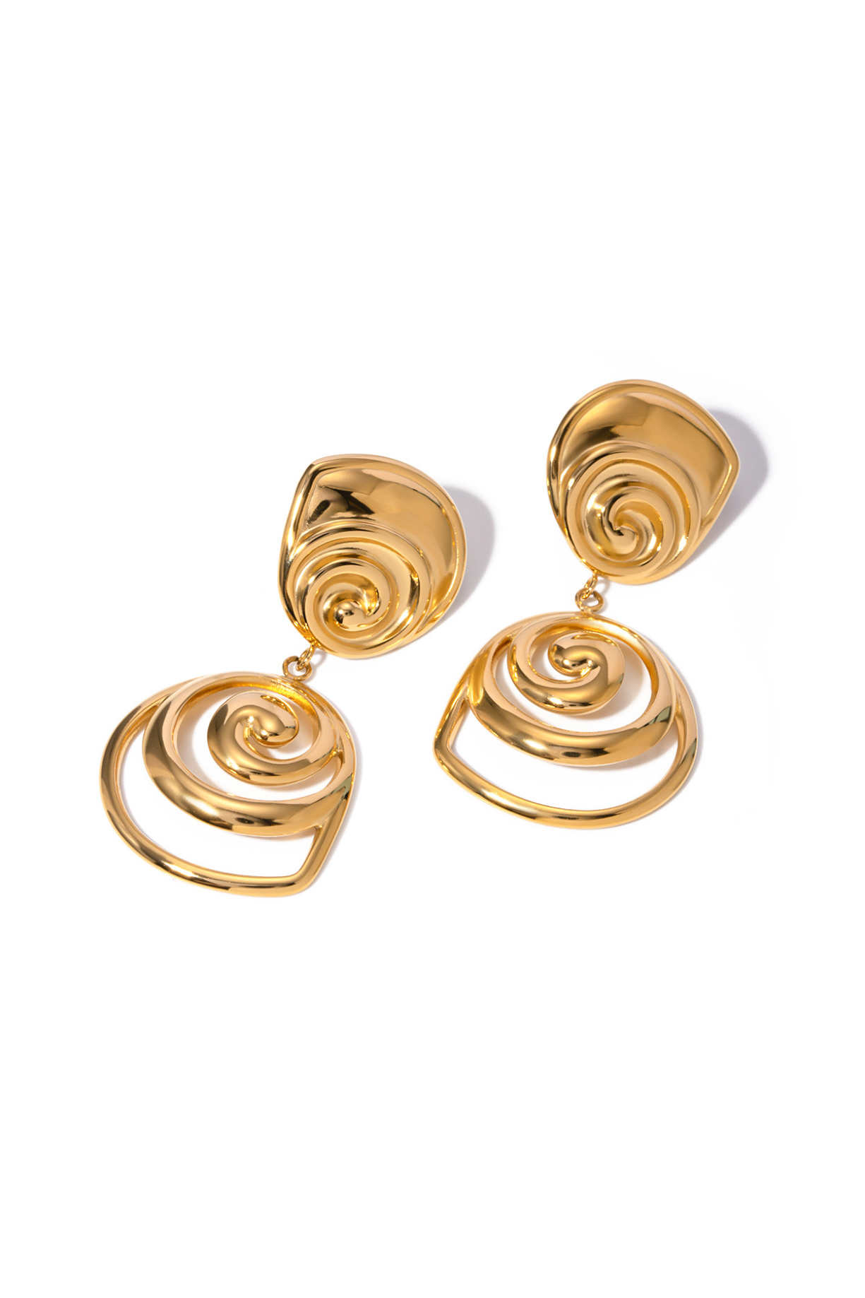 Multi Layered Round Hoop Earrings - Kaoribyshreya