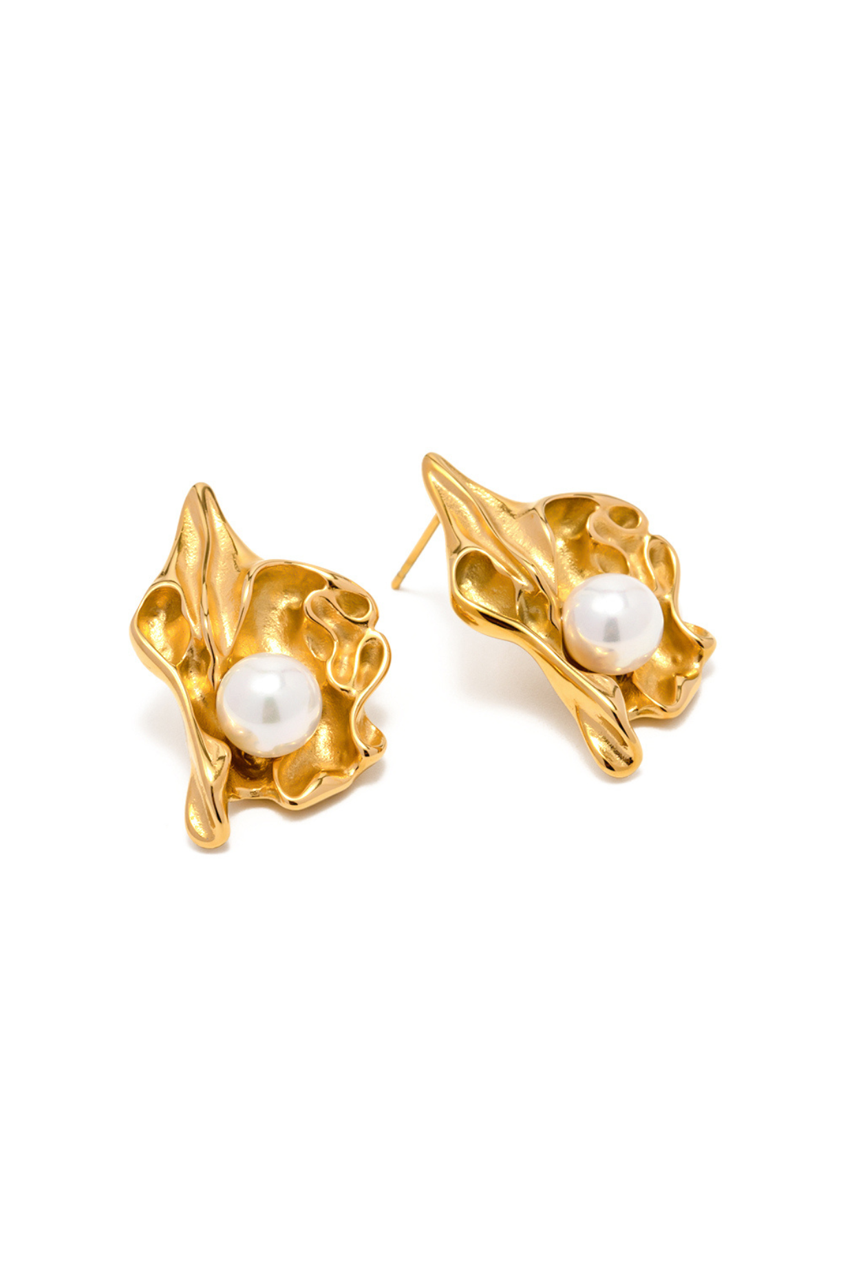 Pearl Studded Mini Statement Earrings - Kaoribyshreya
