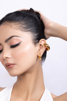 Gold Chunky Ear Cuff - Kaoribyshreya