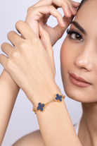 Black Clover Leaf Bracelet - Kaoribyshreya