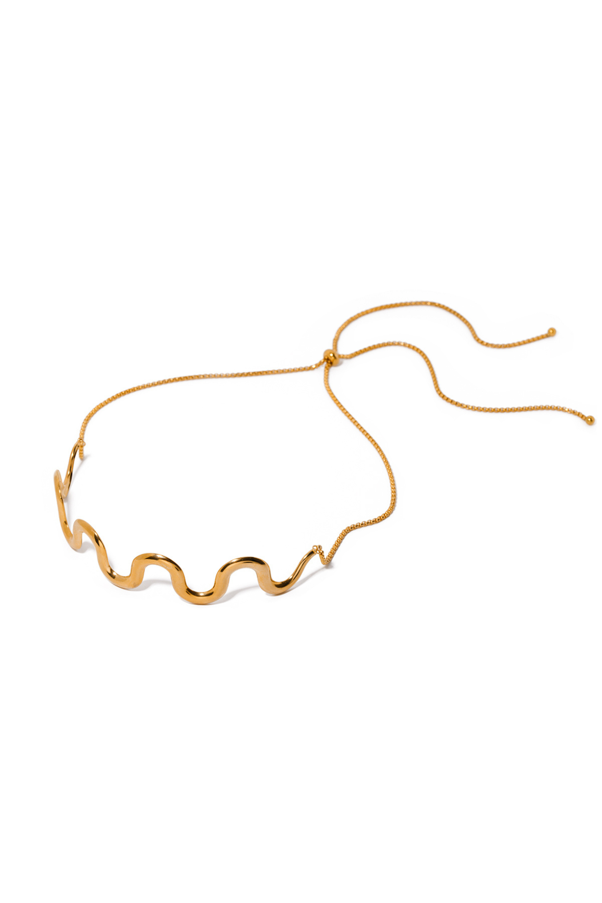 Curved Choker Necklace - Kaoribyshreya