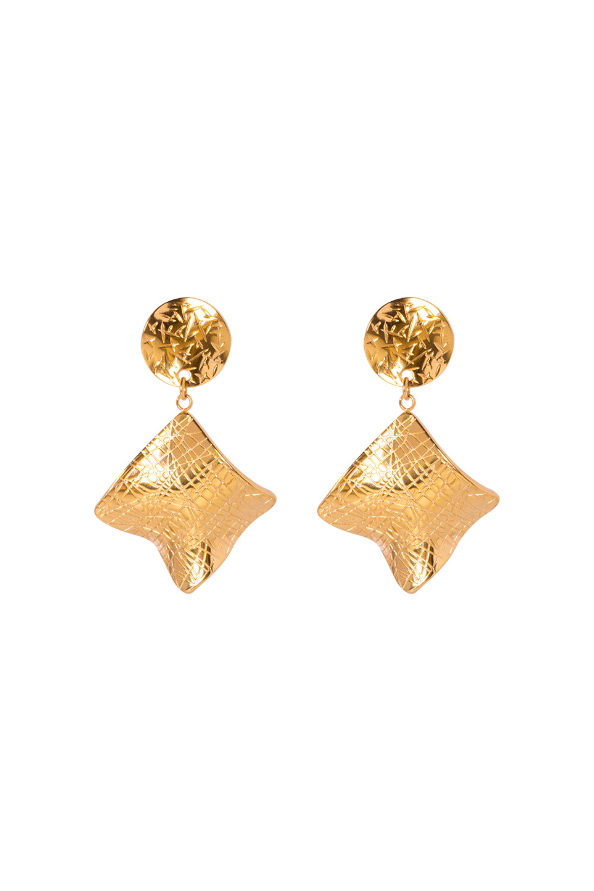 Puffy Hang Dangler Earrings - Kaoribyshreya