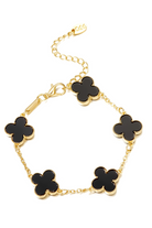 Black Clover Leaf Bracelet - Kaoribyshreya