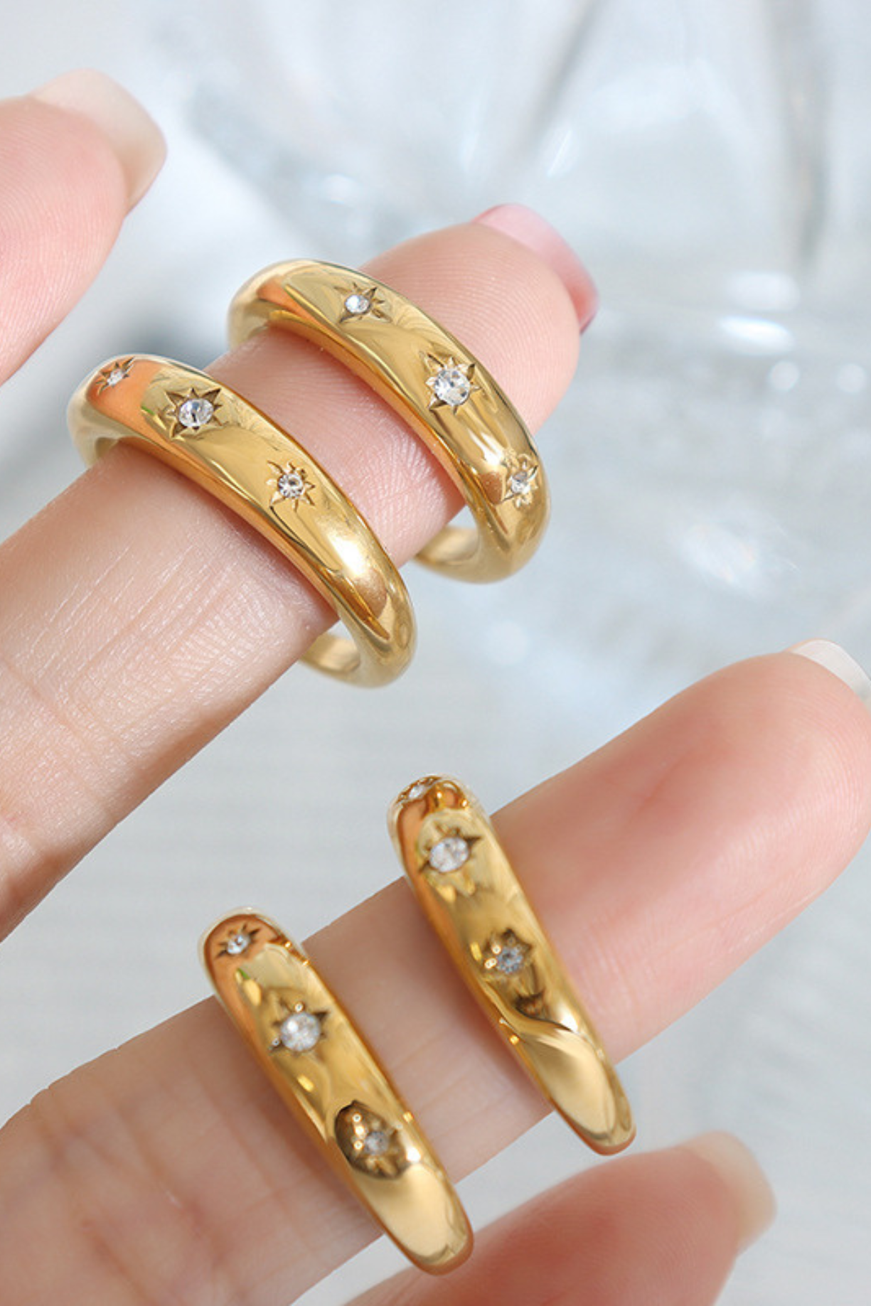 Diamond Studded Band Ring - Kaoribyshreya