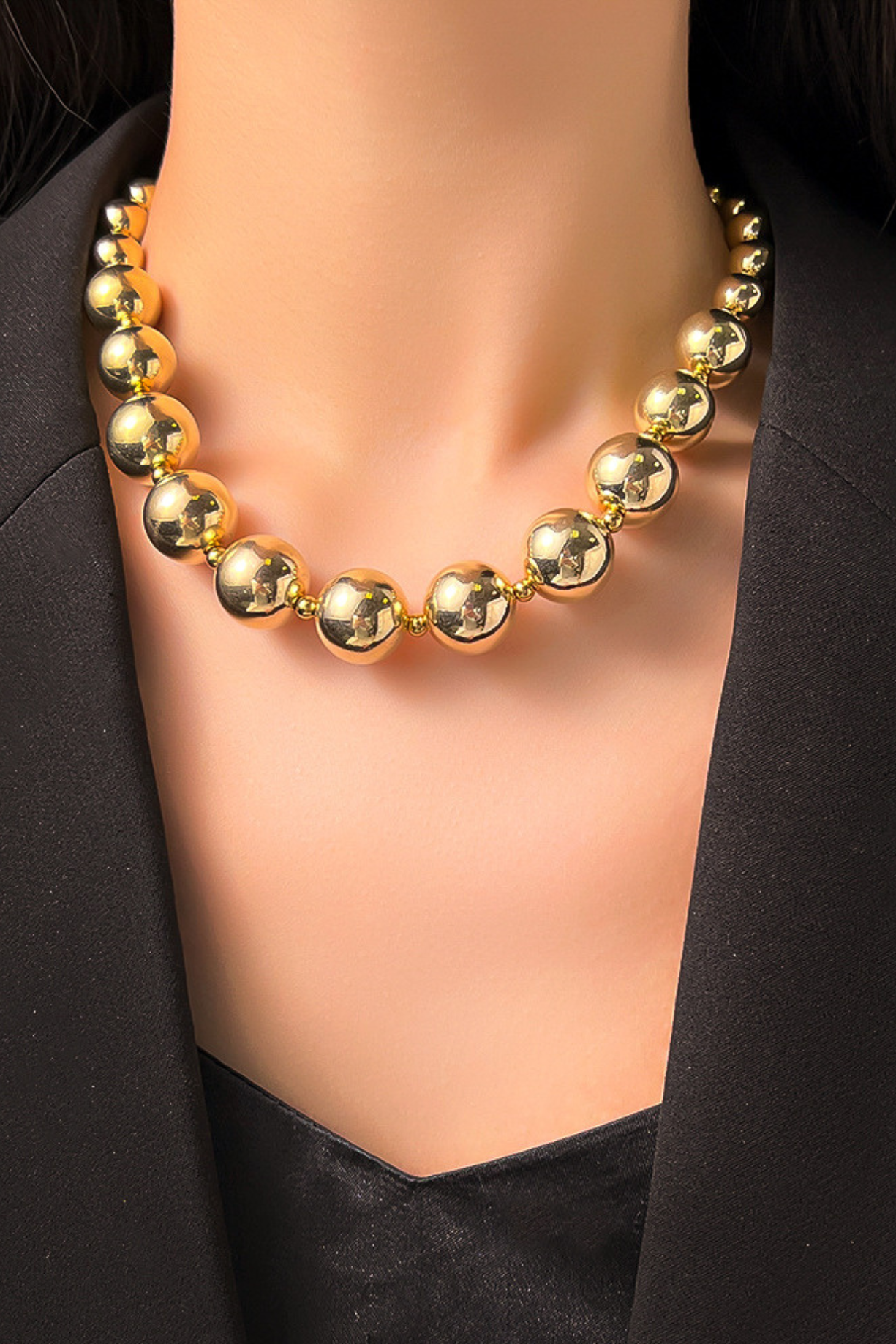 Statement Chunky Beaded Necklace - Kaoribyshreya