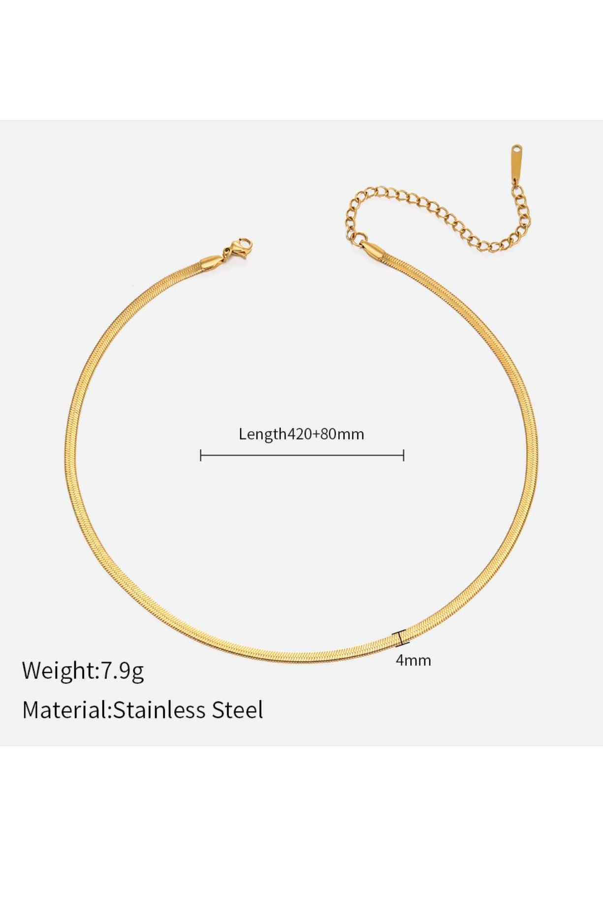 Snake Gold Chain - Kaoribyshreya