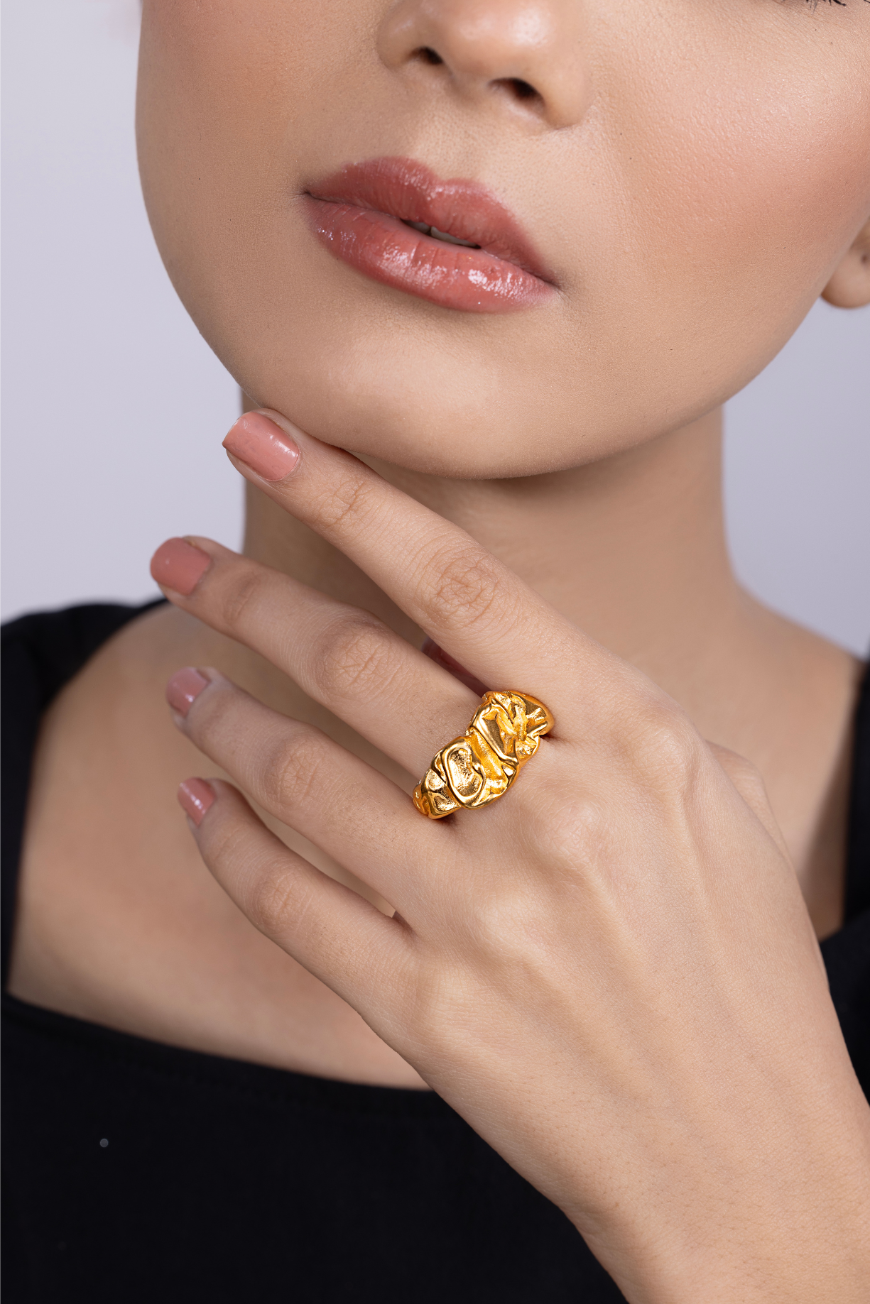 Lava Textured Ring - Kaoribyshreya