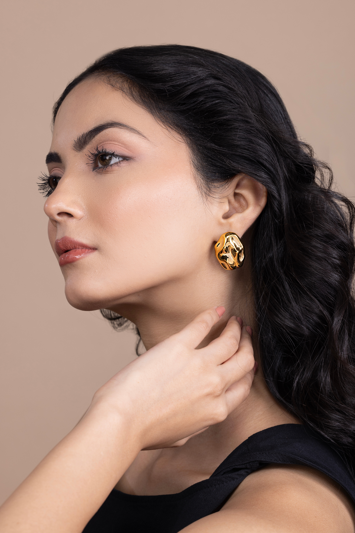 Solar Chunky Pin Earrings - Kaoribyshreya