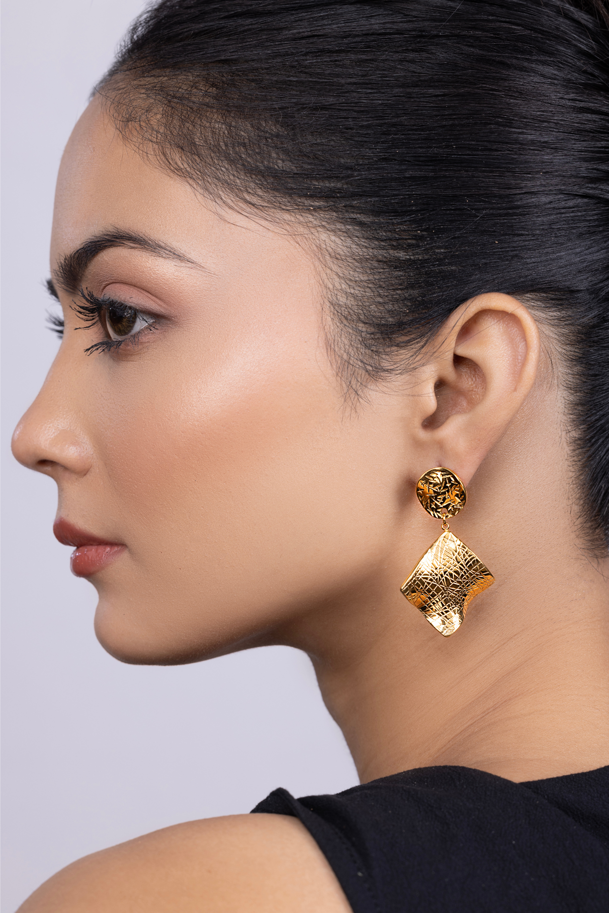 Puffy Hang Dangler Earrings - Kaoribyshreya