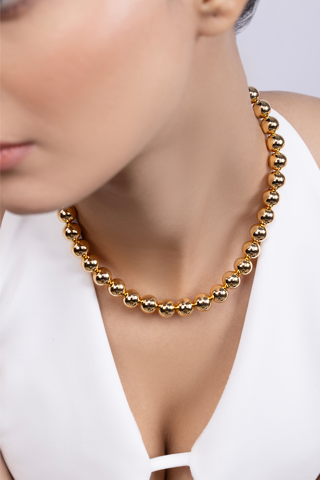 Chunky Beads Necklace - Kaoribyshreya