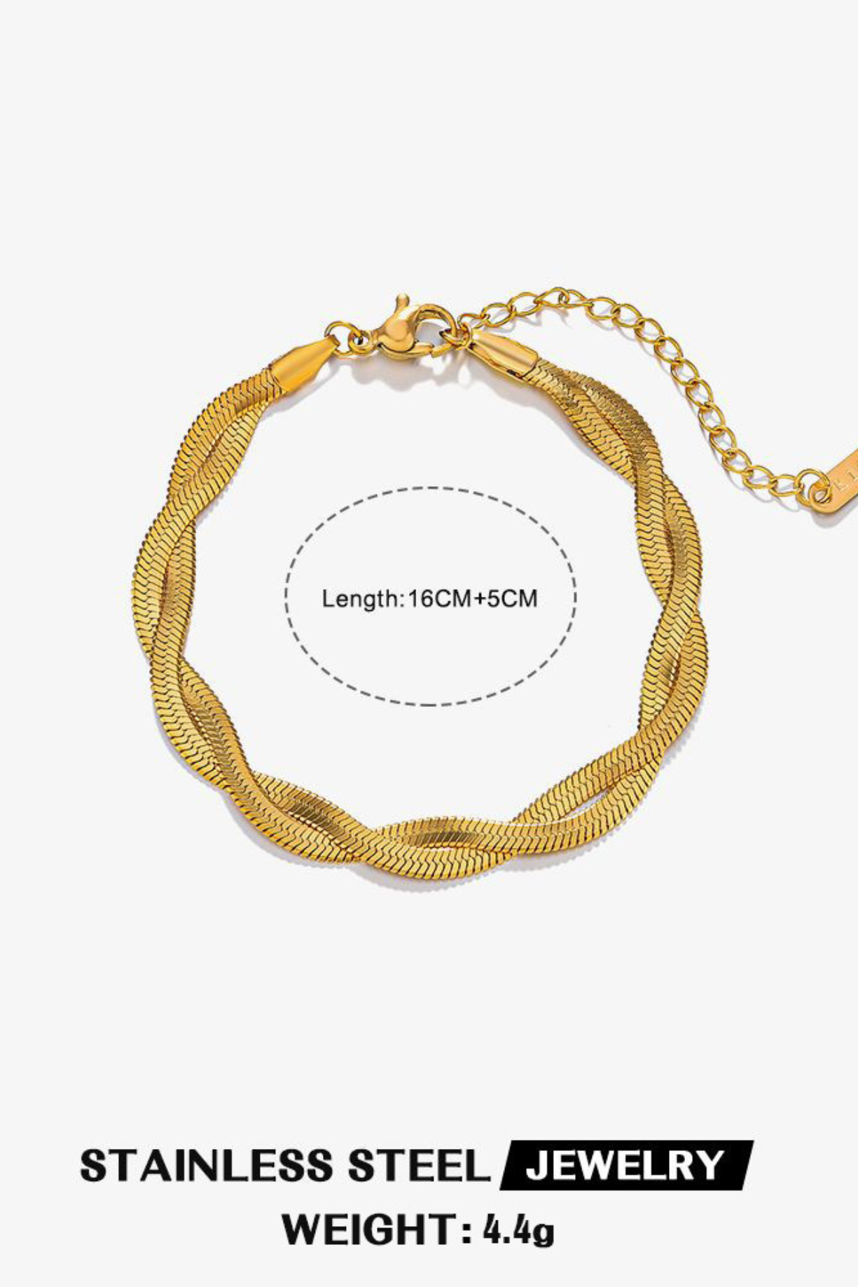 Twisted Rope Chain Bracelet - Kaoribyshreya