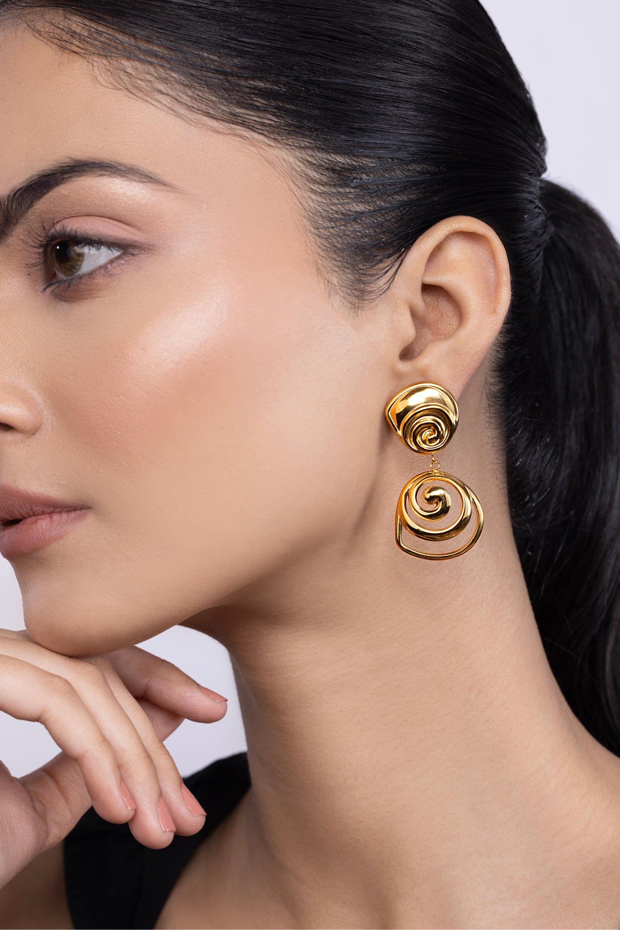 Multi Layered Round Hoop Earrings - Kaoribyshreya