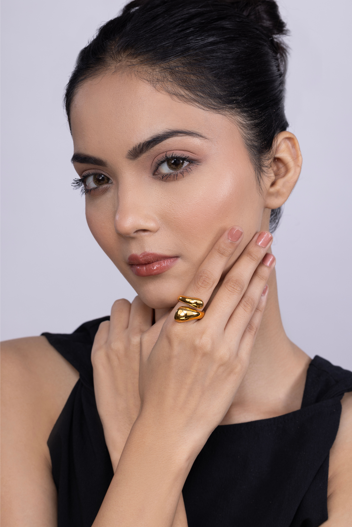 Two Side Rain Drop Ring - Kaoribyshreya