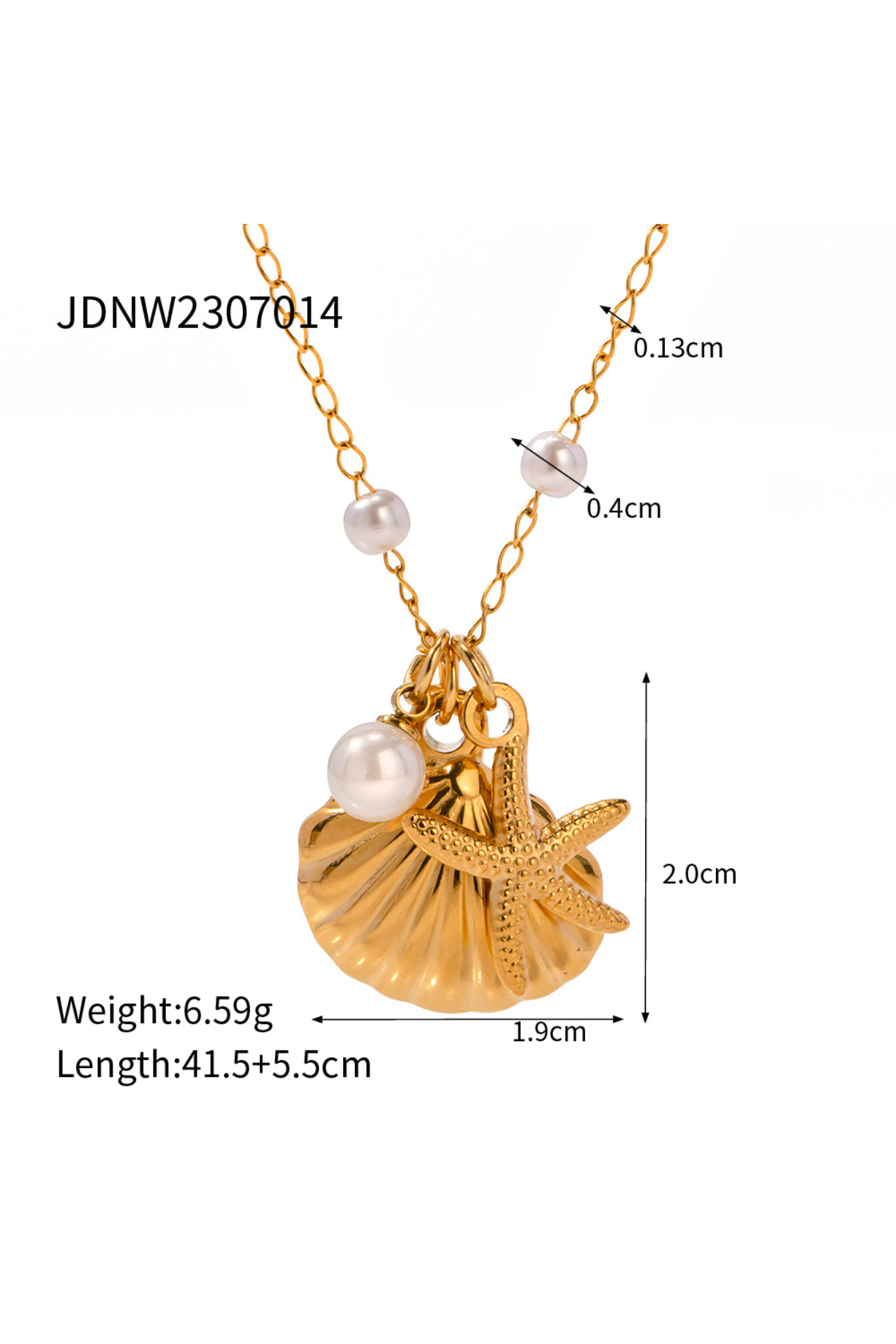 Seashells Pendant Necklace - Kaoribyshreya