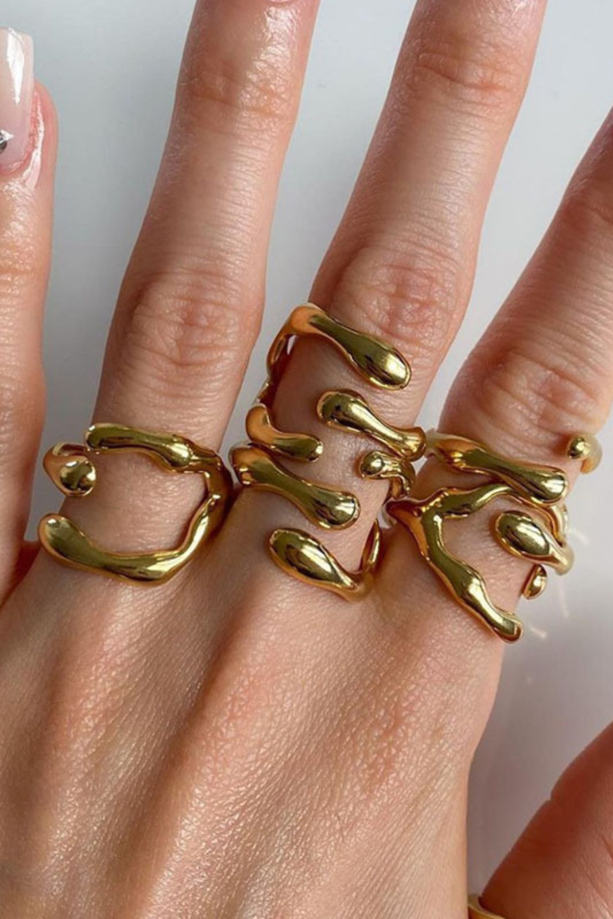 Cut Out Gold Ring - Kaoribyshreya