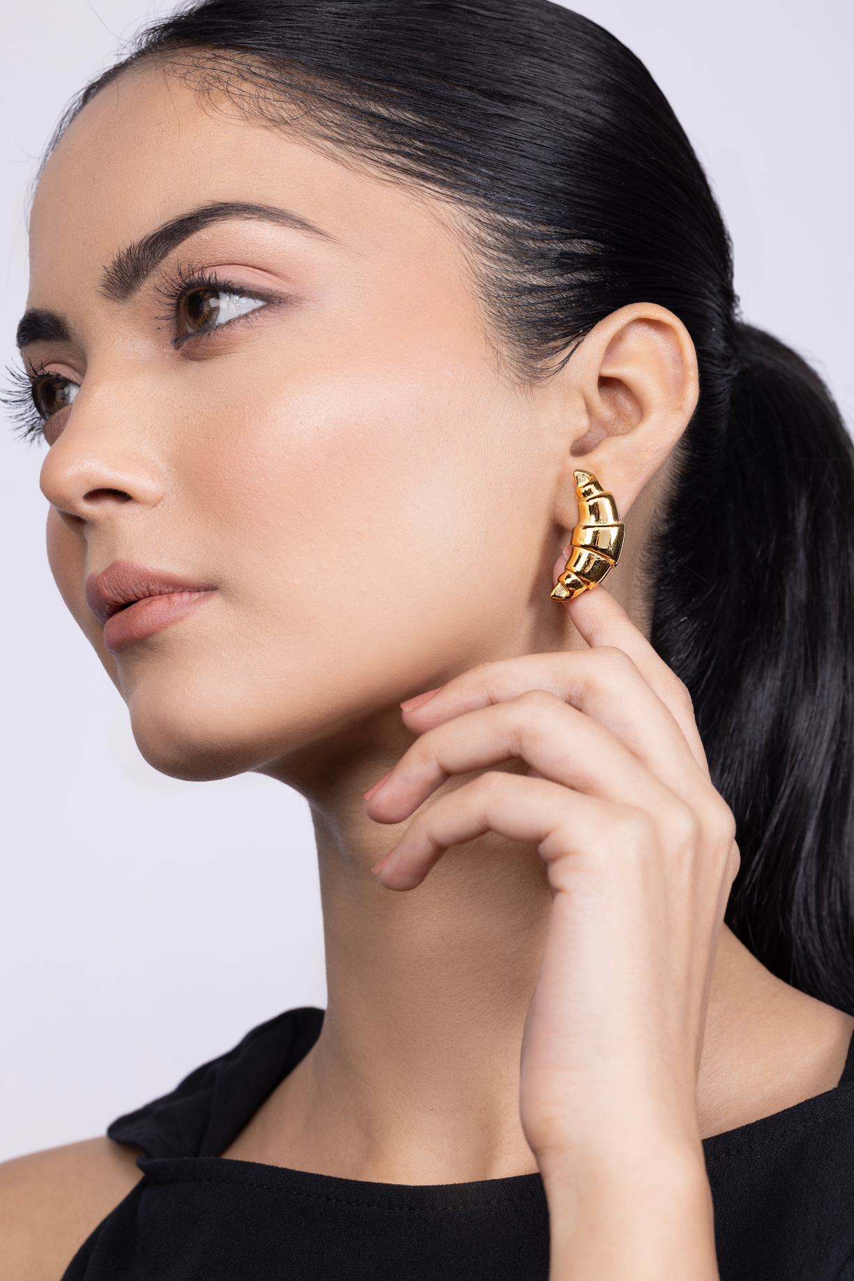 Croissant Earrings - Kaoribyshreya