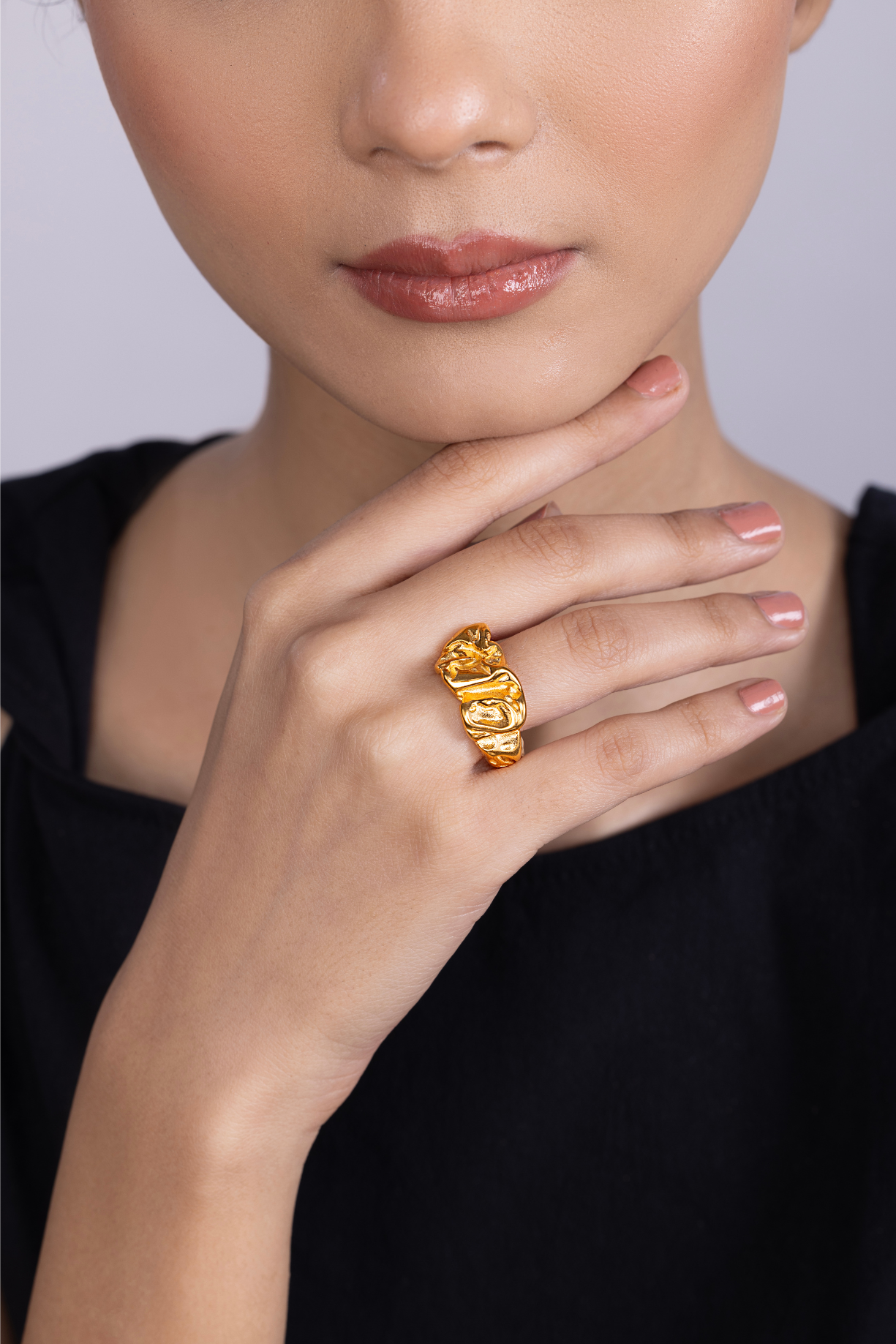 Lava Textured Ring - Kaoribyshreya