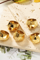 Chunky Diamond Cut Ring - Kaoribyshreya