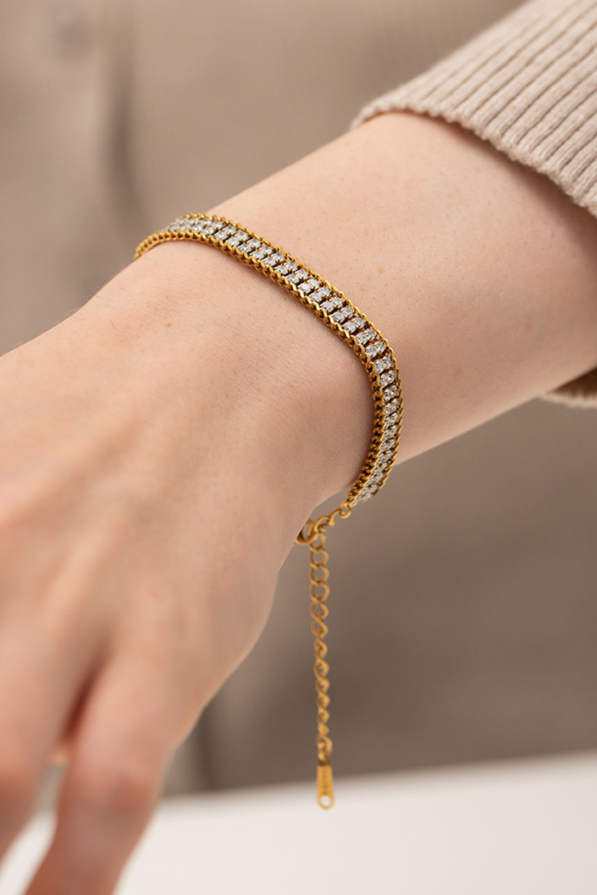 Stone Studded Layer Bracelet - Kaoribyshreya