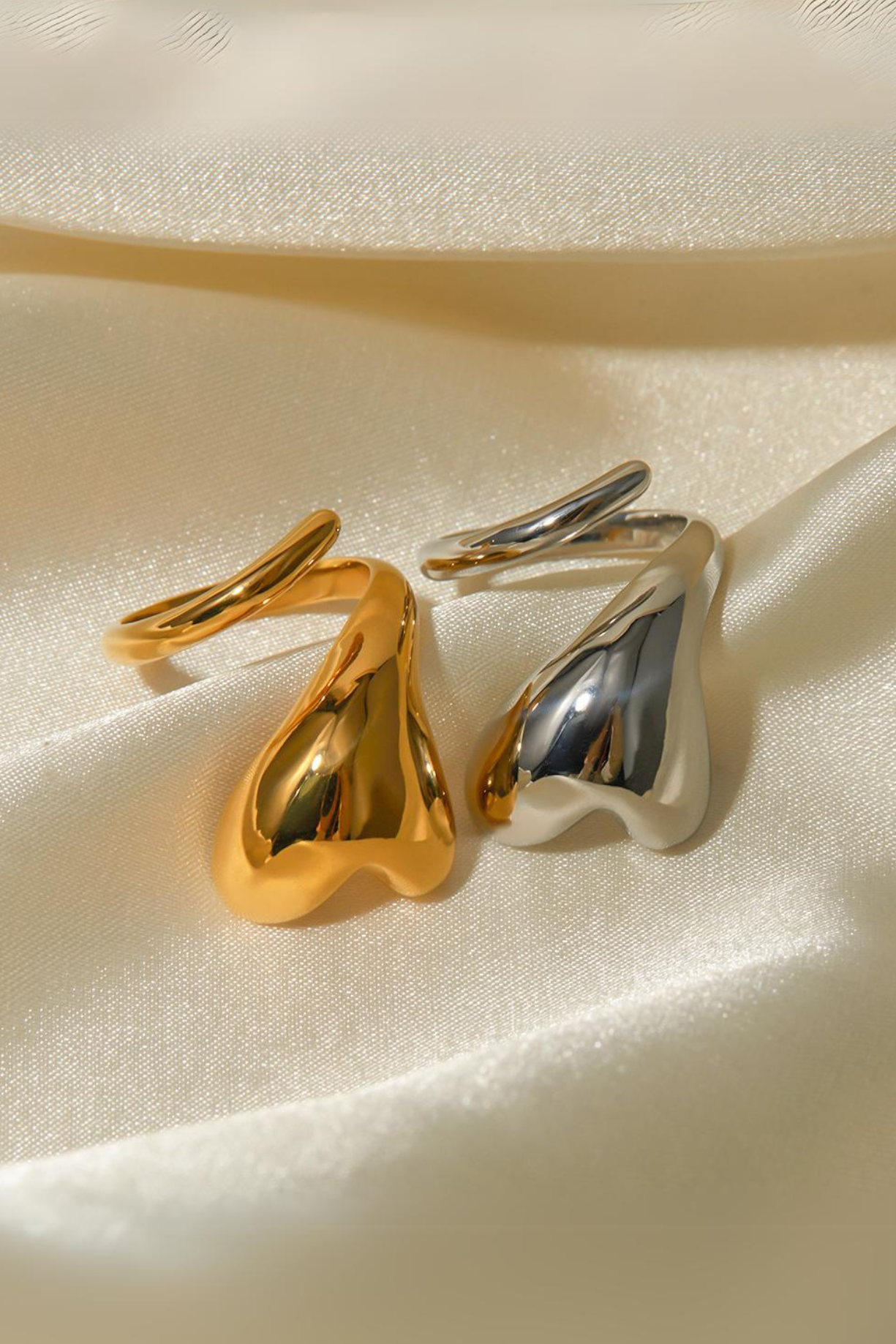 Chunky Heart Ring - Kaoribyshreya