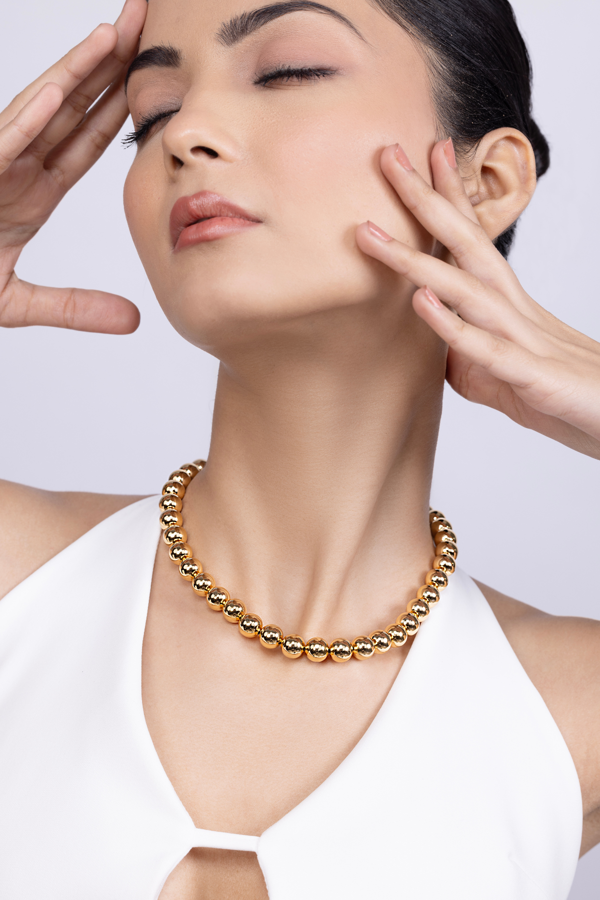 Chunky Beads Necklace - Kaoribyshreya