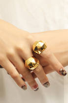 Chunky Diamond Cut Ring - Kaoribyshreya