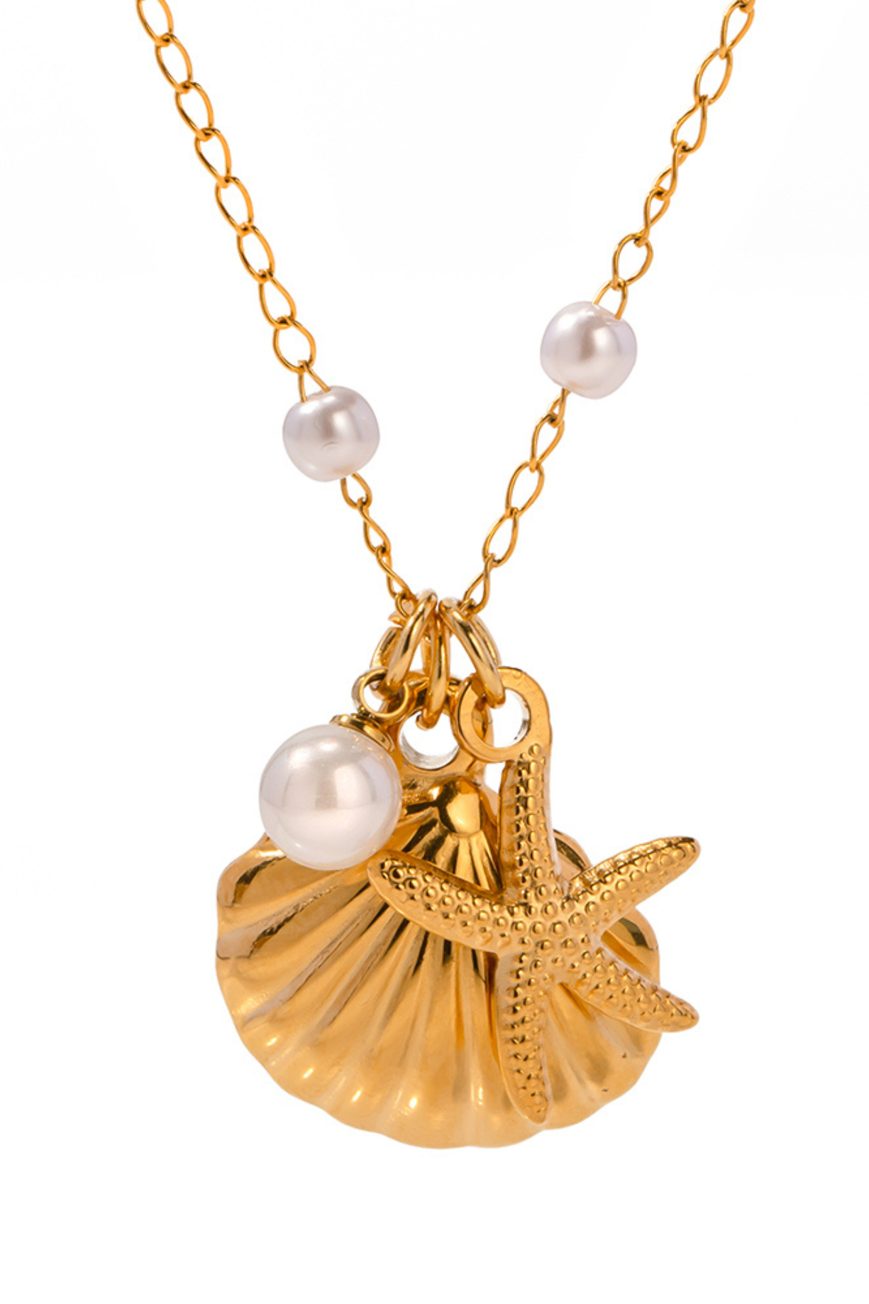 Seashells Pendant Necklace - Kaoribyshreya