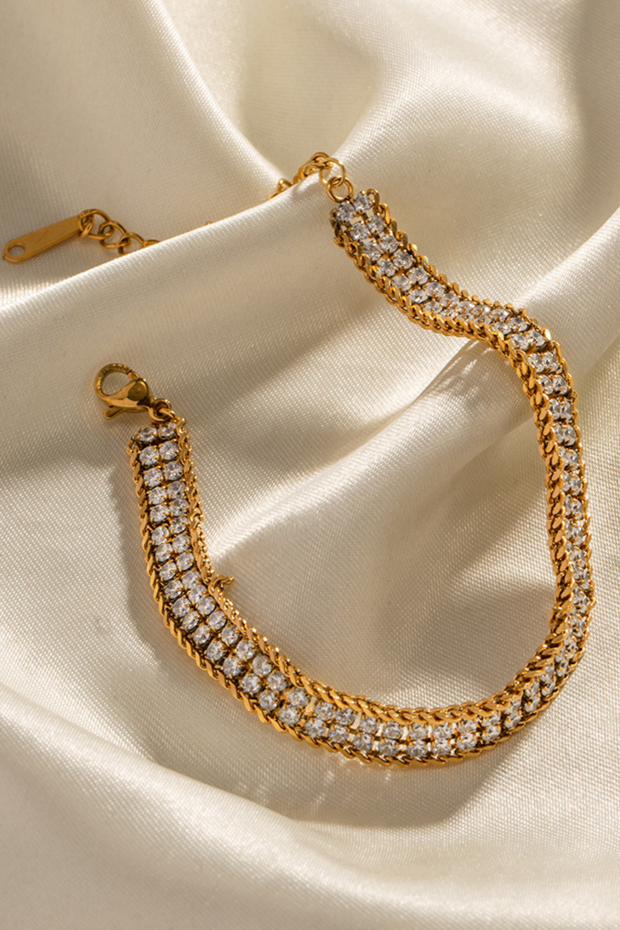 Stone Studded Layer Bracelet - Kaoribyshreya