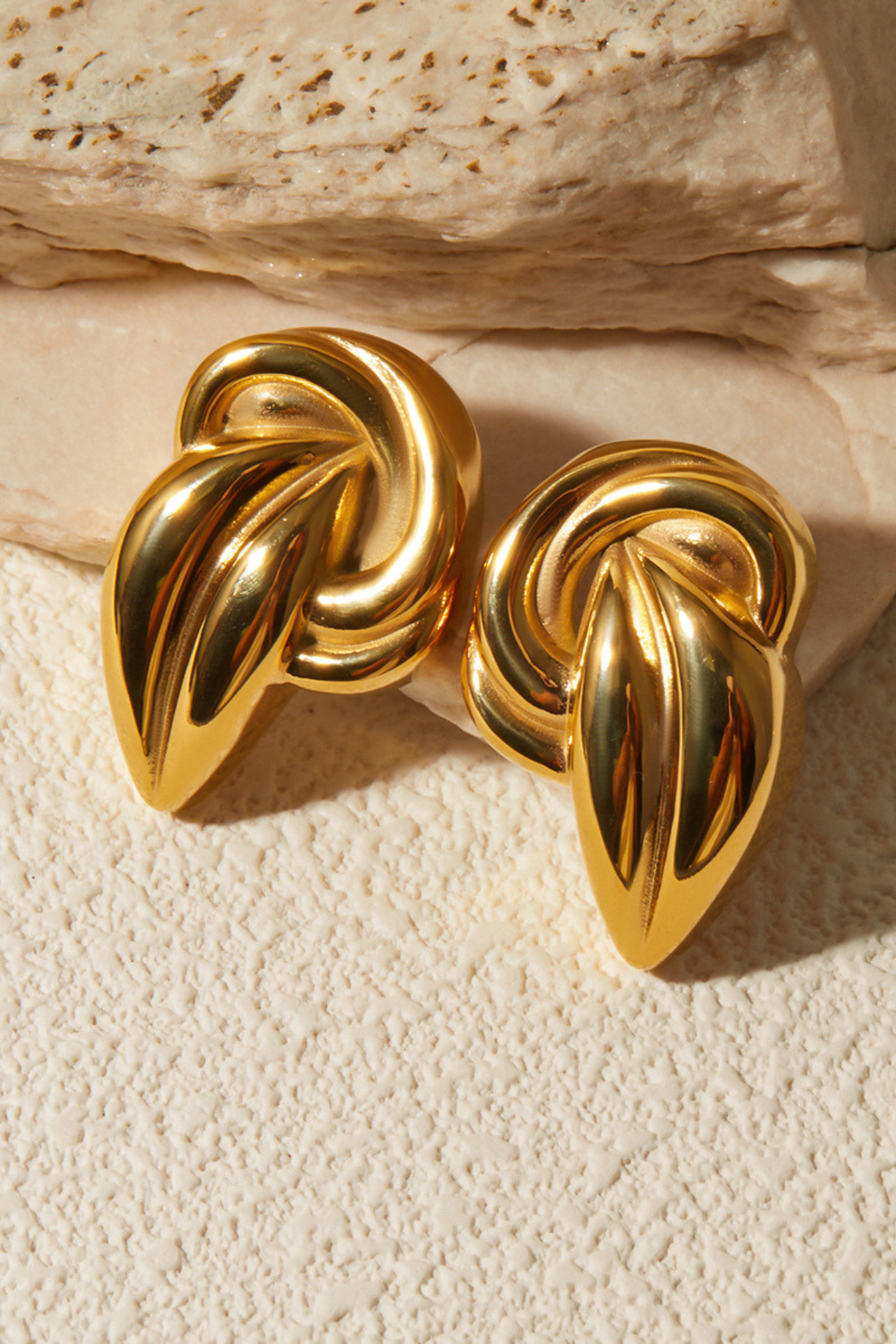 Twisted Bean Earrings - Kaoribyshreya