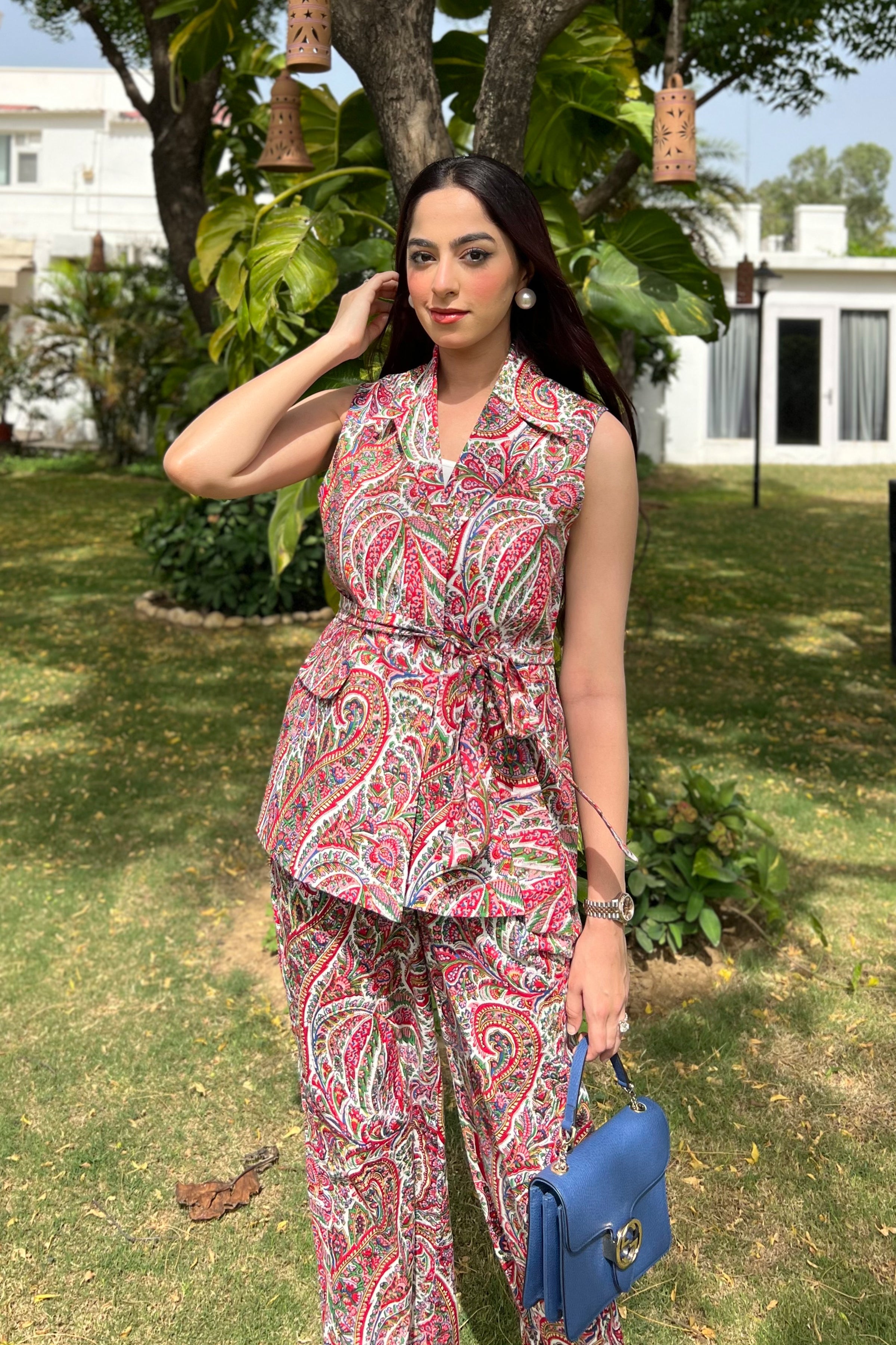 Multi Printed Blazer - Kaoribyshreya