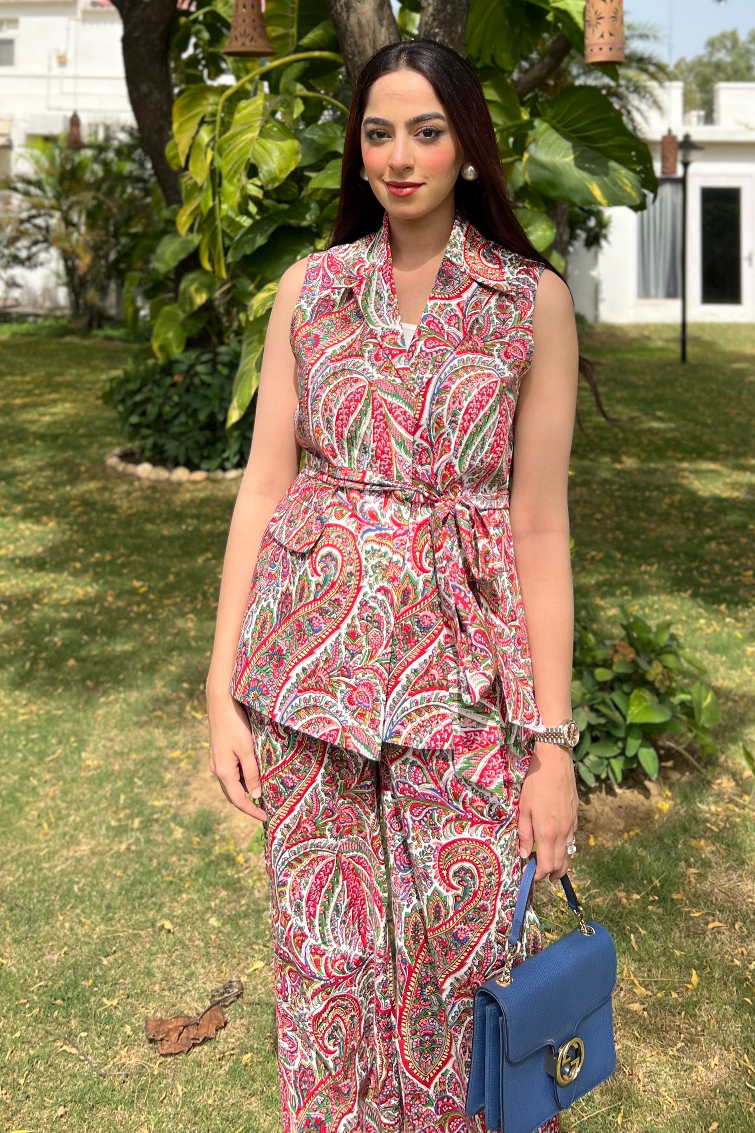 Multi Printed Blazer - Kaoribyshreya