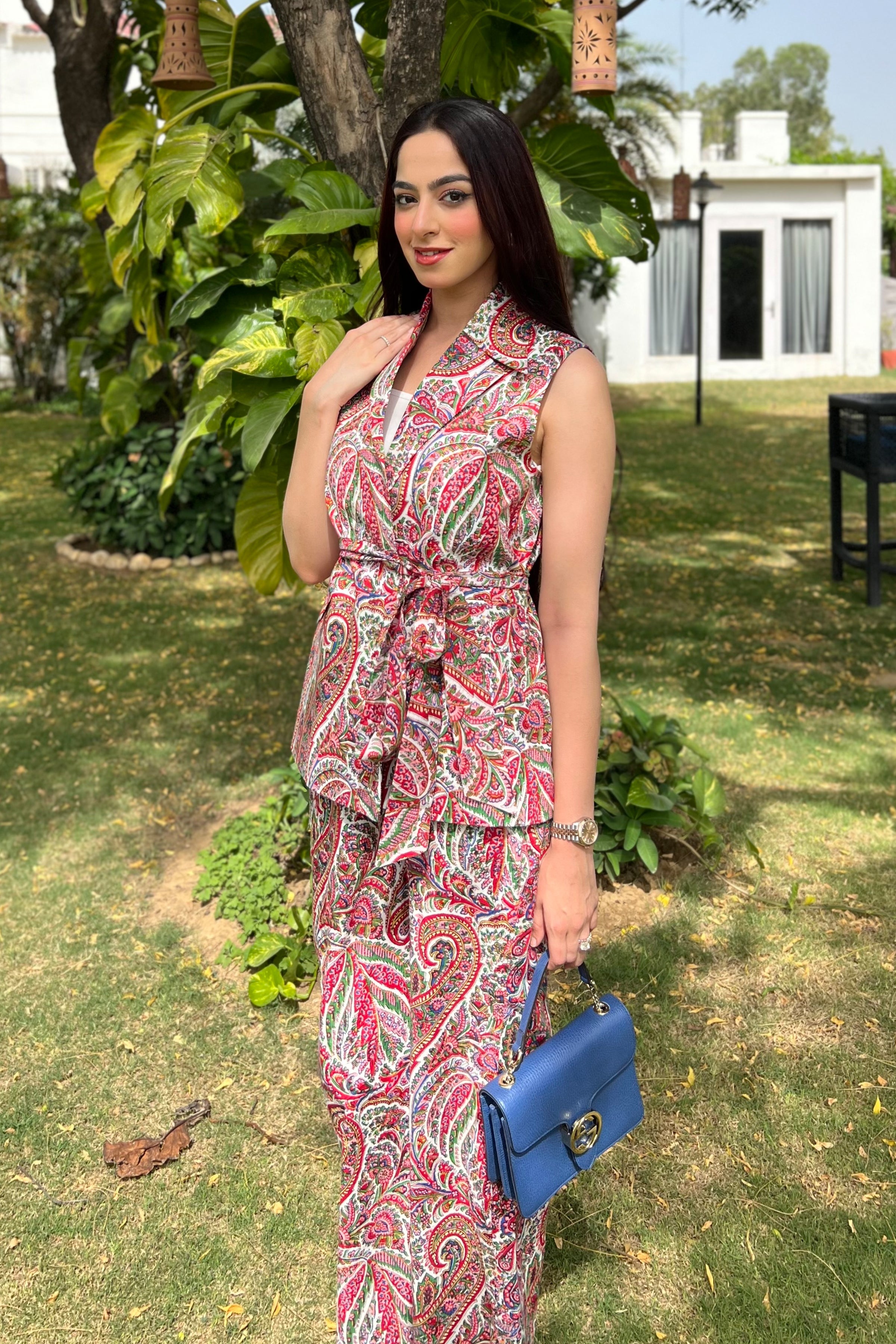 Multi Printed Blazer - Kaoribyshreya