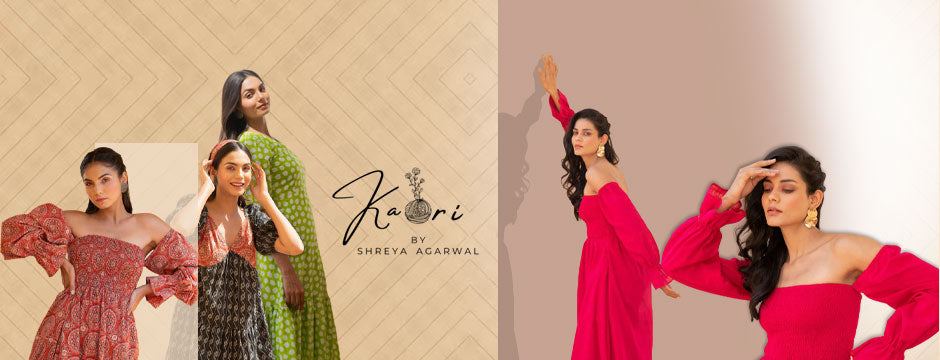 Ajrak Print Dress