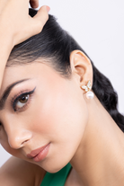 Butterfly Mother of Pearl Drop Earring - Kaoribyshreya