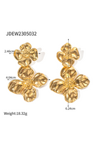 Double Flower Hang Earrings - Kaoribyshreya