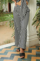 Jet Black Polka Pant - Kaoribyshreya