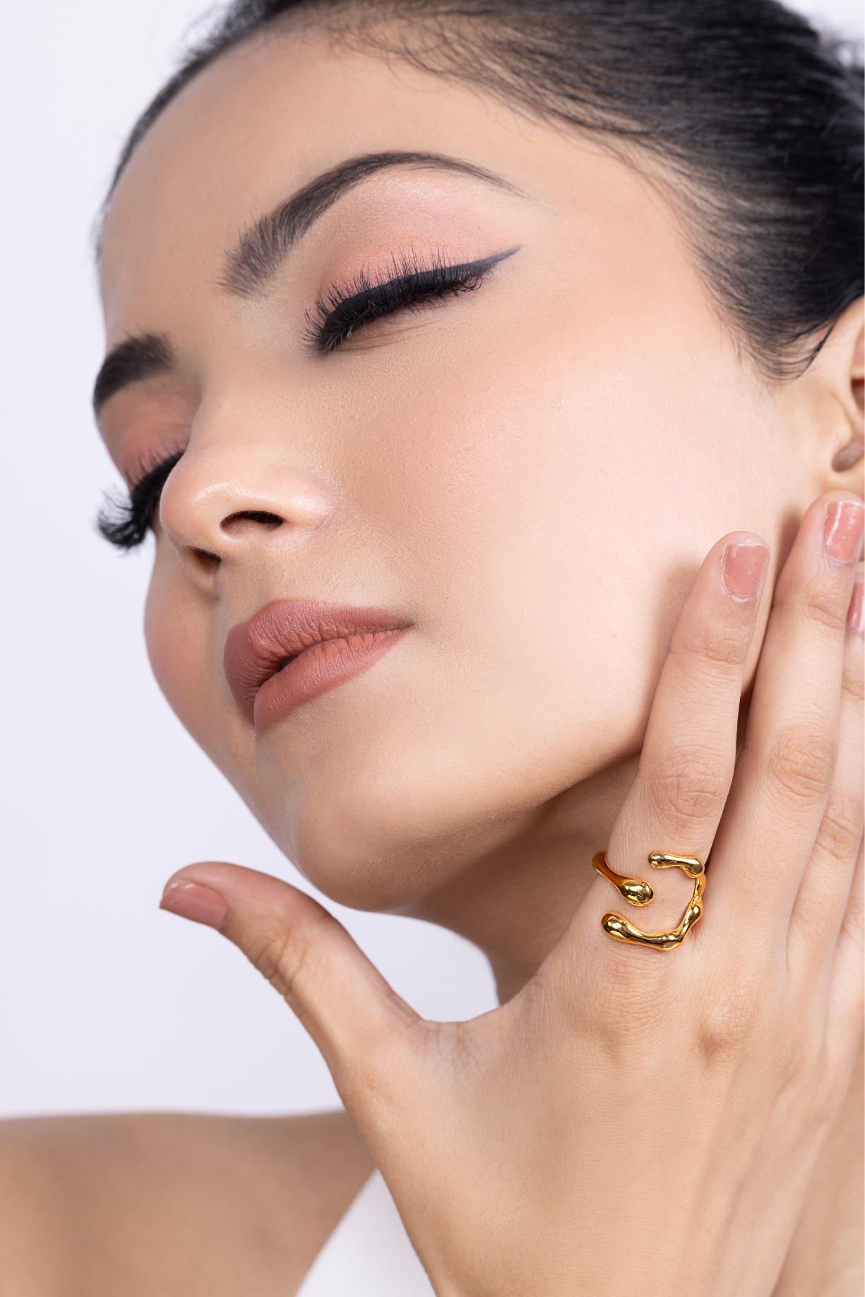 Cut Out Gold Ring - Kaoribyshreya