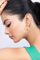 Stone Studded Heart Earring - Kaoribyshreya