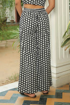 Jet Black Polka Pant - Kaoribyshreya
