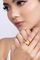 Cut Out Gold Ring - Kaoribyshreya