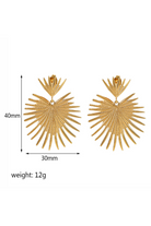 Crown Heart Shaped Earring - Kaoribyshreya